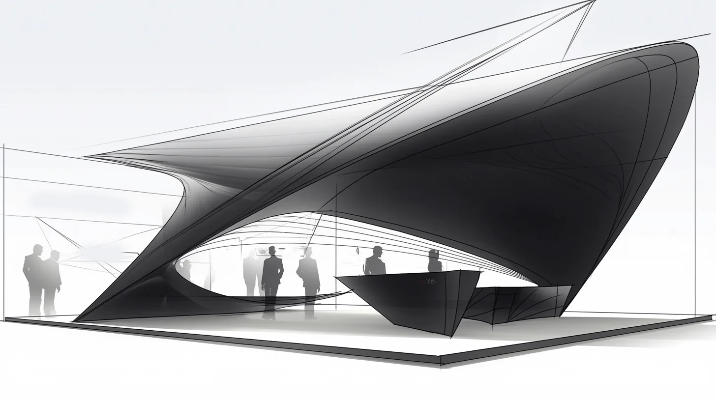 Exhibition sketches gallery image 14